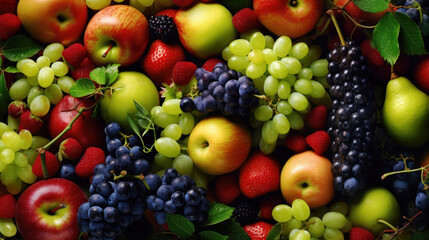 Naklejka na ściany i meble fruits as texture