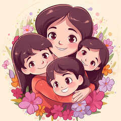 Fototapeta na wymiar Happy mother day (7).png 