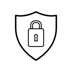 Padlock icon vector design templates