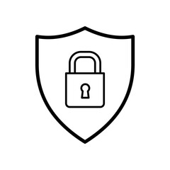 Padlock icon vector design templates