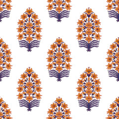 Digital Textile Design and Beautiful ethnic and Mughal art Pattern and motif, digital print 