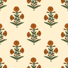 Digital Textile Design and Beautiful ethnic and Mughal art Pattern and motif, digital print 