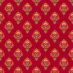 Digital Textile Design and Beautiful ethnic and Mughal art Pattern and motif, digital print 