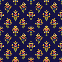 Digital Textile Design and Beautiful ethnic and Mughal art Pattern and motif, digital print 