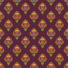 Digital Textile Design and Beautiful ethnic and Mughal art Pattern and motif, digital print 