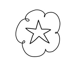 Doodle star