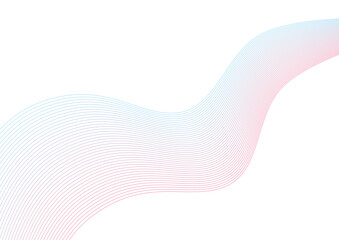 線で描いた光や風や波の抽象的なイメージ
