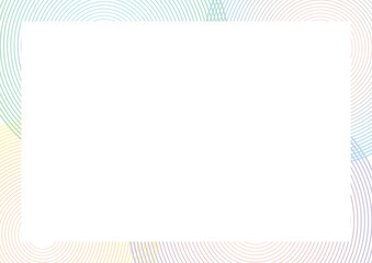 線で描いた光や風や波の抽象的なイメージ