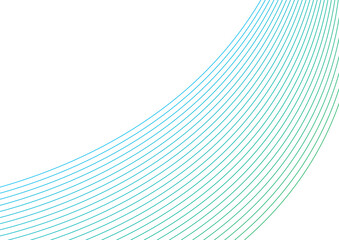 線で描いた光や風や波の抽象的なイメージ