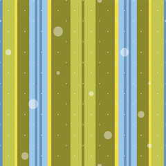 Vector green seamless pattern background: Green Dirndl Bubbles.
