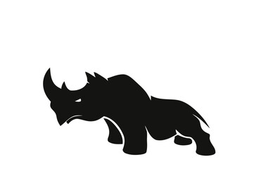 Fototapeta na wymiar illustration of a rhinoceros