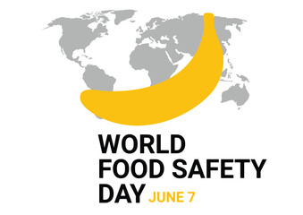 Obraz premium Vector Illustration of World Food Safety Day. June 7