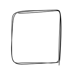 Grunge square and rectangular frames