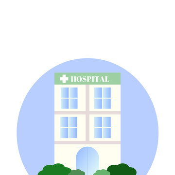 illustration of a hospital 