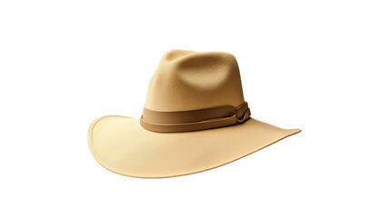 Fototapeta premium Sun hat isolated on transparent background. Generative AI