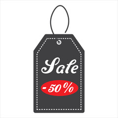 sale tag, discount icon, vector, illustration, symbol