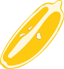 Vector of the orange sticker