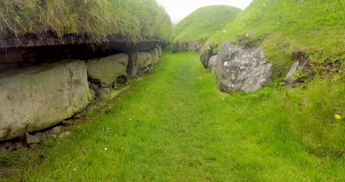 4K Knowth Meath Burial tombs A walk between
