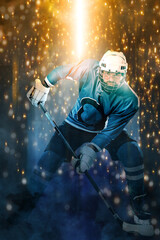 Ice hockey player. Download high resolution photo for sports betting advertisement. Icehockey...
