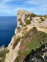 Fototapeta na wymiar Viewpoint Mirador de Es Colomer, Formentor, Mallorca