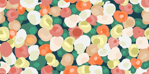 Japan Floral liberty pattern. Multicolored flowers. Plant background for fashion, tapestries, prints. Modern floral design perfect for fashion and decoration with summer japan theme color