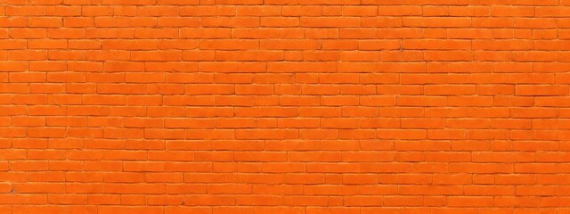 Yellow-orange brick background texture seamless pattern. Seamless brick masonry. Yellow-orange brick wall seamless illustration background. Generative AI