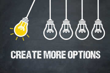 Fototapeta premium Create more options 
