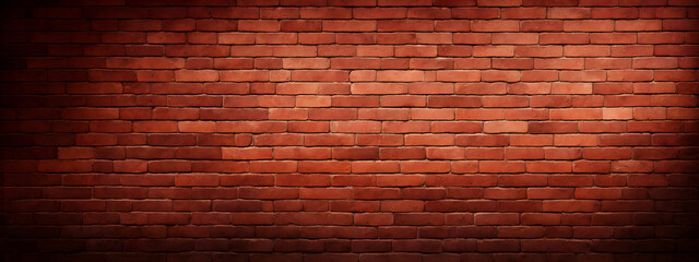 Fototapeta na wymiar Red brick background texture seamless pattern. Seamless brick masonry. Red brick wall seamless illustration background. Generative AI