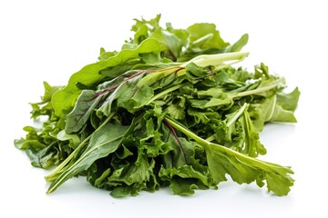 Mustard_Greens on a white background