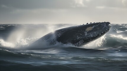 Fototapeta premium humpback shark, gernerative ai