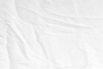 The whites are wrinkled, soft.