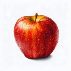 Jabłko, czerwone jabłko 3d - obrazy, fototapety, plakaty