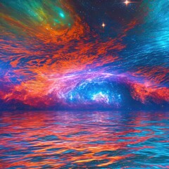Obraz na płótnie Canvas Milky Way Mirage: A Mesmerizing Vision of Our Galaxy - Generative AI 15