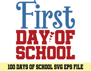 100 days of school svg