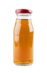 Apple juice isolated on transparent background. PNG format	
