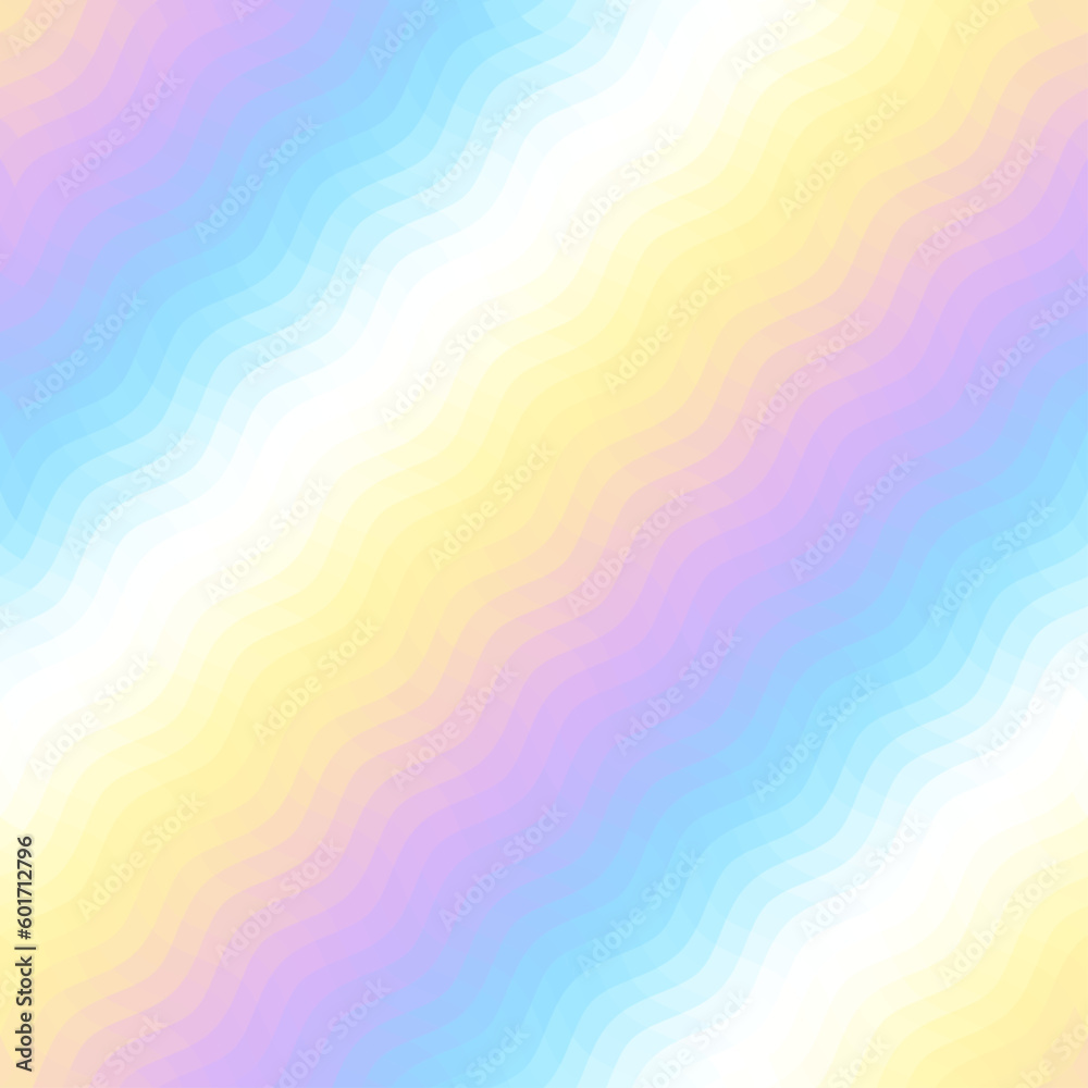 Aufkleber Abstract seamless geometric ornament pattern. Diagonal gradient background. Vector image.