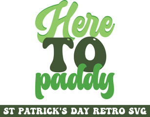 St Patrick's Day retro svg bundle