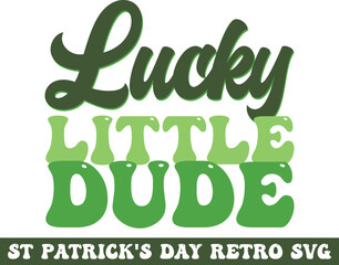 Fototapeta premium St Patrick's Day retro svg bundle