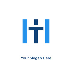 Fototapeta premium Letter T Church Logo Vector Template