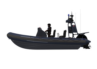combat inflatable boat zodiac military © Stéphane Lefebvre