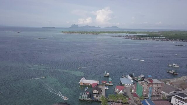 Beautiful Drone Footage of Lahad Datu, Sabah, Malaysia