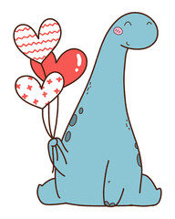 Dinosaur in love
