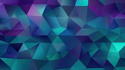 Obraz premium Purple blue green abstract background. Geometric pattern. Modern background with space for design. Web banner. Illustration. Website header. Panoramic. Generative AI.
