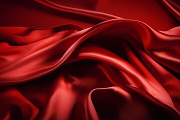 Obraz premium black silk background illustration from generative ai