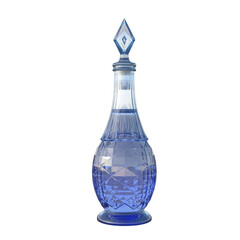 3d rendering fantasy glass of potion flask isolated