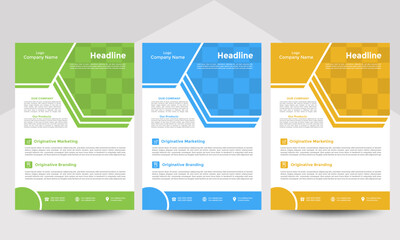 Professional & Modern Flyer Cover Design template for Development your business
