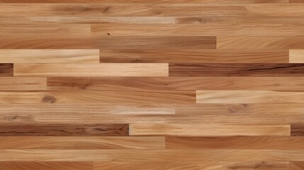 Fototapeta premium Seamless Wood Parquet Texture - Wooden Background Texture