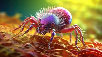 Encephalitis tick. Generative AI