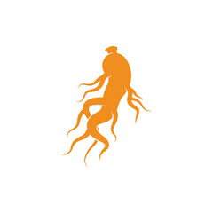 ginseng logo vector