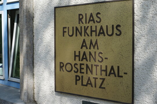 RIAS Funkhaus am Hans-Rosenthal-Platz in Berlin, 12.05.2023